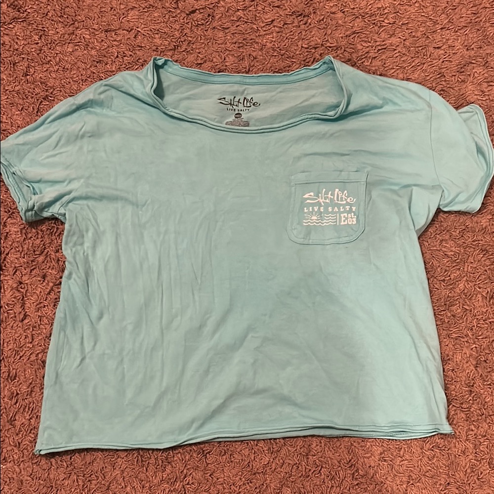 Salt Life Women's Aqua Top